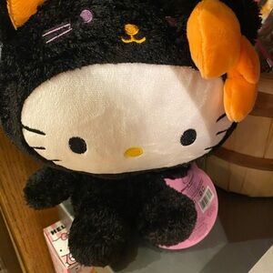 Hello Kitty Black Cat Costume Plush